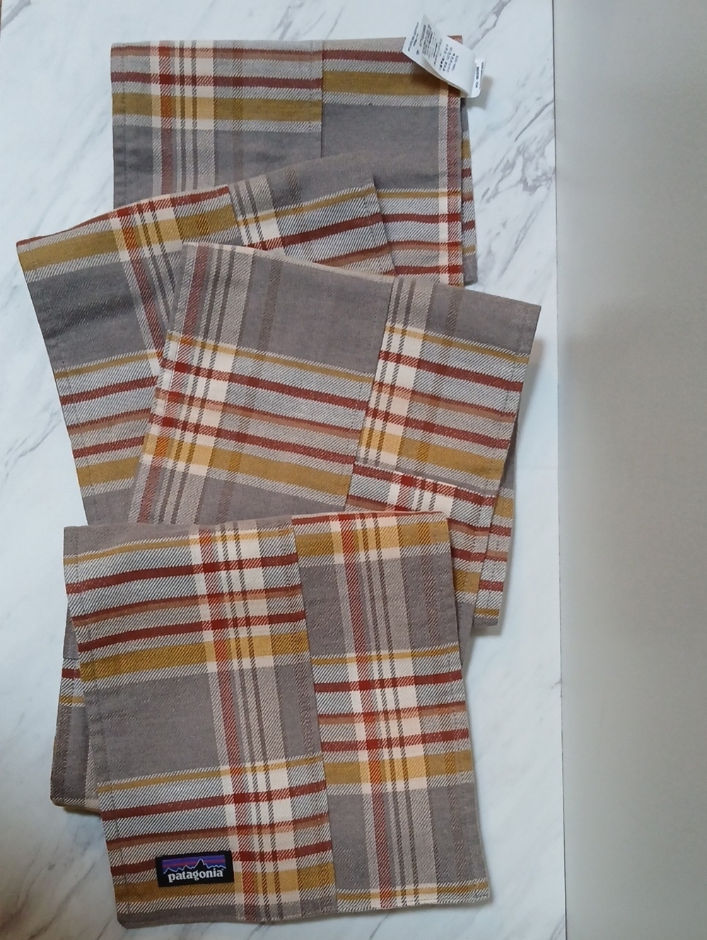 Patagonia Fjord Flannel Patchwork Scarf